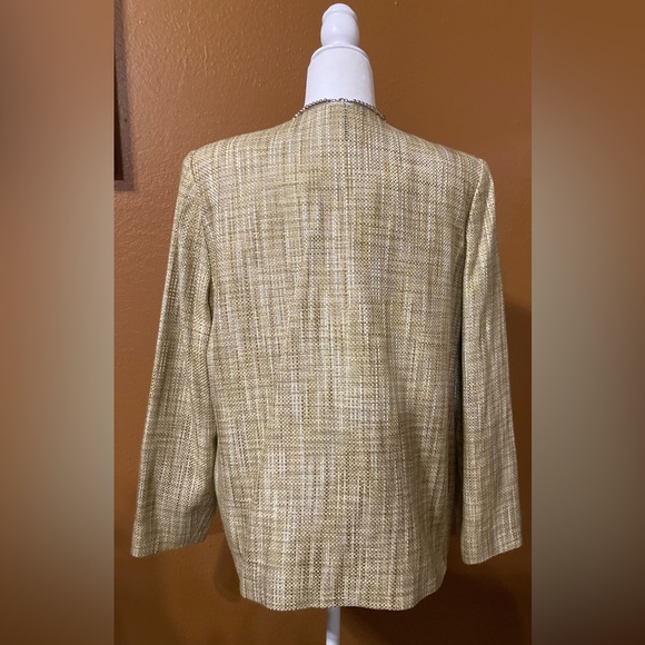 Alfred Dunner collarless jacket - Picture 3 of 6